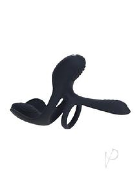 Levelz Triple Motor Vibe Ring Blk Levelz Triple Motor Vibe Ring Blk