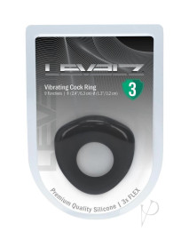 Levelz Sealed Liquid Silic Vibe Ring Blk