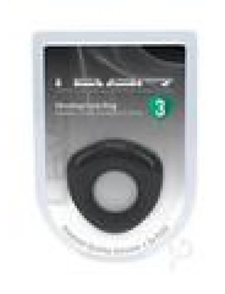 Levelz Sealed Liquid Silic Vibe Ring Blk