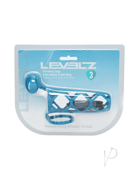 Levelz Vibe Cage Sleeve Ball Ring Teal