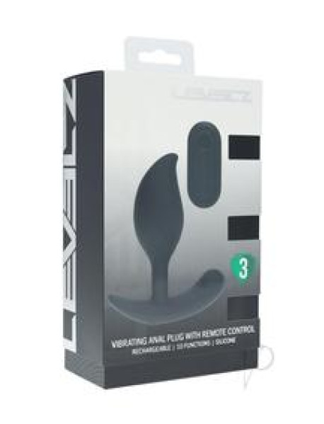 Levelz Remote Vibe Liquid Sil Plug Blk Levelz Remote Vibe Liquid Sil Plug Blk