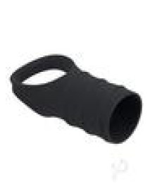 Levelz Silicone Ring Ribbed Sleeve Blk