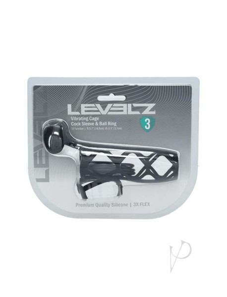 Levelz Vibe Cage Sleeve Ball Ring Blk