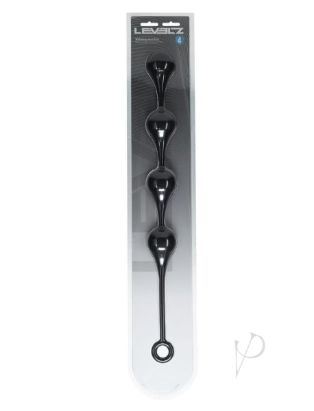 Levelz Waterdrop Anal Balls Xl 50mm Blk
