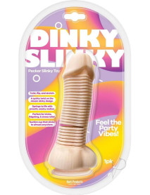 Dinky Slinky Pecker Spring Toy Flesh