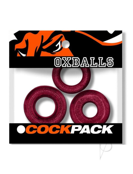 Cockpack Multi cockring 3pk Cherry Lips Cockpack Multi cockring 3pk Cherry Lips
