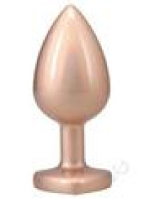 Booty Bling Heart Metal Plug Lg Gld