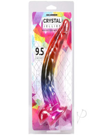 Crystal Jellies Real W/balls 9.5 Rnbw
