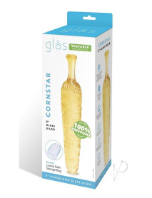 Cornstar 8 Glass Dildo Ylw(spec)
