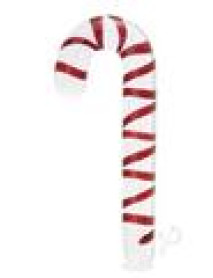Candy Cane Dream Glass Dildo 7.5 (spec)