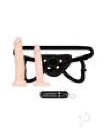 Strap On Peggin Set Vibe Dildo 3pc Van