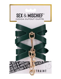 Sandm Indica Cutout Cuffs Grn/gld