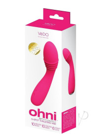 Ohni Recharge Gspot Thrust Vibe Pink