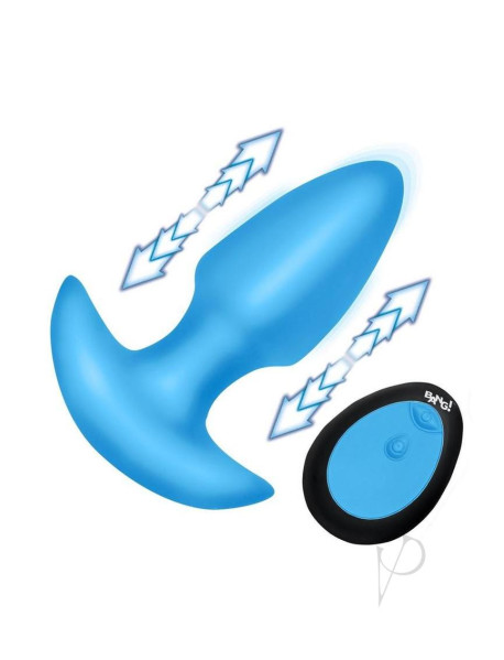 Bang Thrusting Vibe Butt Plug Blu