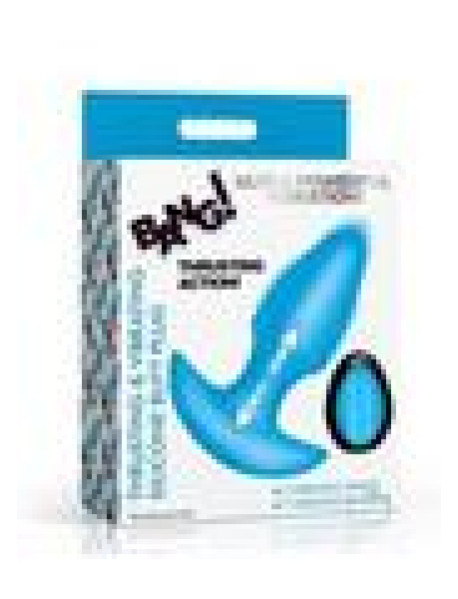 Bang Thrusting Vibe Butt Plug Blu