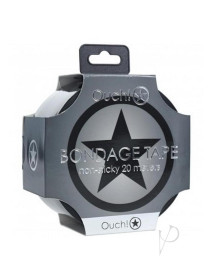 Ouch Pvc Non Stick Tape 20m Blk