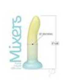 Mixers Lime Rickey Dildo 8 Ylw/teal