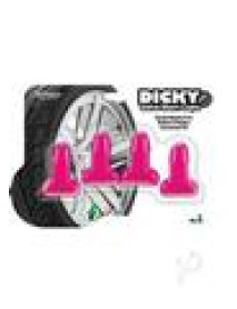 Dicky Valve Stem Caps Pink