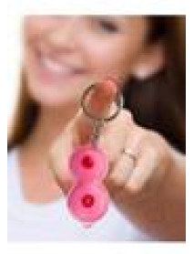 Super Fun Boobie Flashlight Keychain