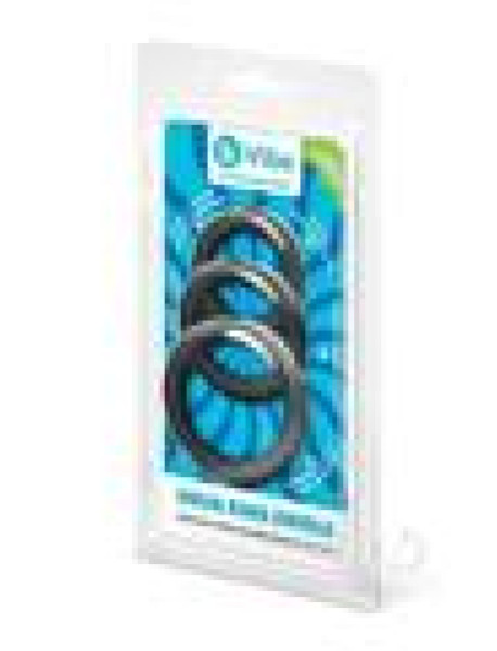 B Vibe Snug Ring Swole Cockring 3pk Blk B Vibe Snug Ring Swole Cockring 3pk Blk