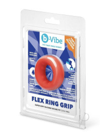 B Vibe Flex Ring Bulk Cockring  red