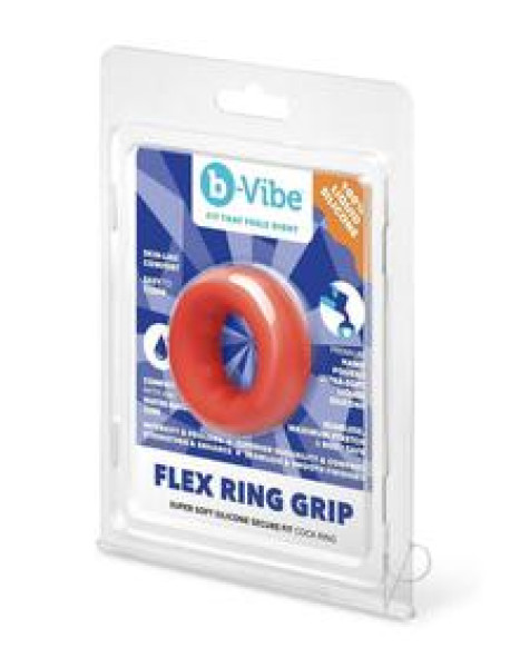 B Vibe Flex Ring Bulk Cockring  red