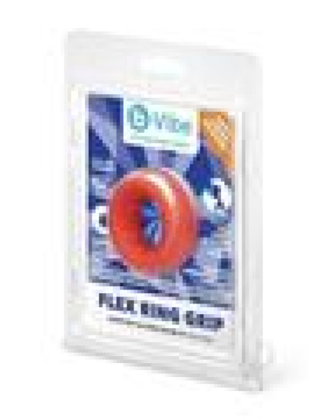 B Vibe Flex Ring Bulk Cockring  red