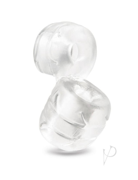 B Vibe Stretch Tech Dbl Barrel Clear B Vibe Stretch Tech Dbl Barrel Clear