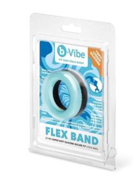 B Vibe Flex Band Cockring 30mm Blue B Vibe Flex Band Cockring 30mm Blue