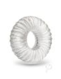 B Vibe Stretch Tech Swirl Cockring Clear