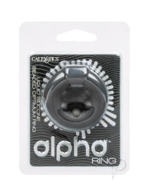 Alpha Liquid Beaded Optimum Ring Blk