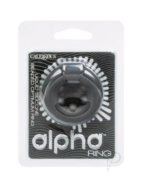 Alpha Liquid Beaded Optimum Ring Blk