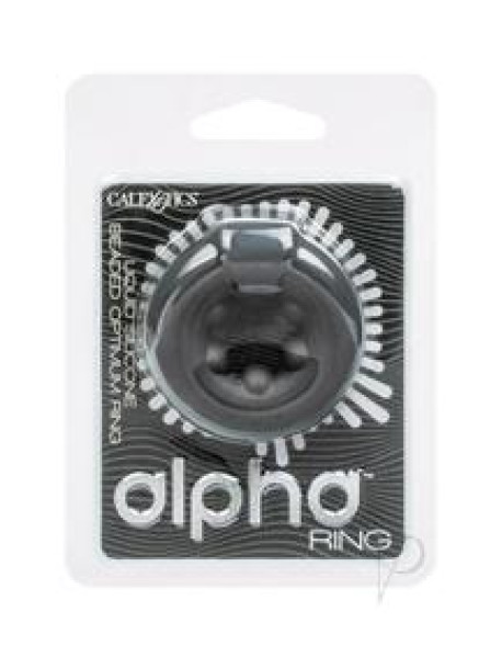 Alpha Liquid Beaded Optimum Ring Blk Alpha Liquid Beaded Optimum Ring Blk