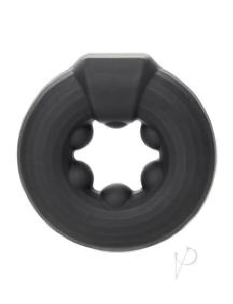 Alpha Liquid Beaded Optimum Ring Blk Alpha Liquid Beaded Optimum Ring Blk