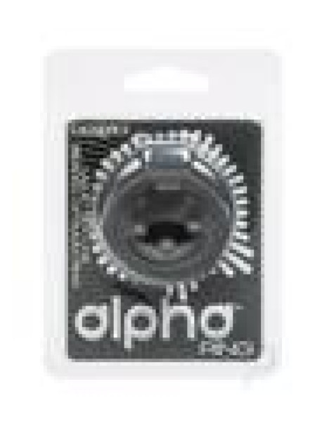 Alpha Liquid Beaded Optimum Ring Blk Alpha Liquid Beaded Optimum Ring Blk