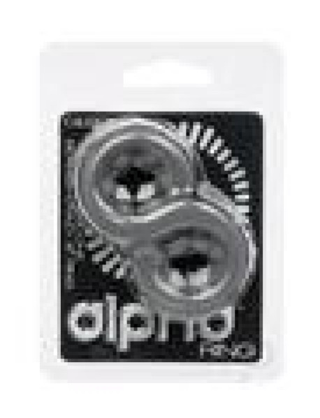 Alpha Liquid Beaded Crazy 8 Ring Gry Alpha Liquid Beaded Crazy 8 Ring Gry