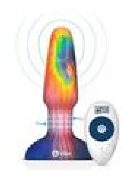 B Vibe Peace Love Rimming Plug Tie Die B Vibe Peace Love Rimming Plug Tie Die