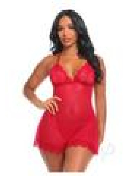 Aliza Babydoll Red Sm/md