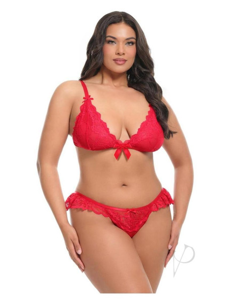 Valentine Set 2pc 1x/2x Red
