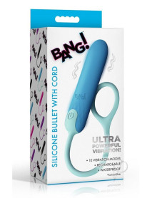 Bang Silicone Bullet W/cord Blu