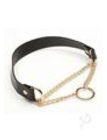 Ms Halo Desire Oring Collar Blk/gld