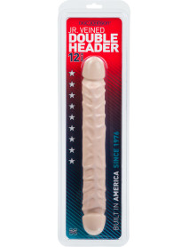 Jr Veined Double Header White 12