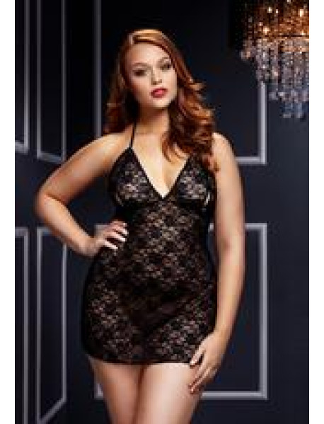 BLACK LACE BABYDOLL 1 PC- Q (C) BLACK LACE BABYDOLL 1 PC- Q (C)
