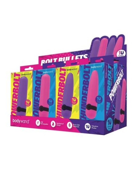 BODYWAND BOLT BULLET 8PC DISPLAY
