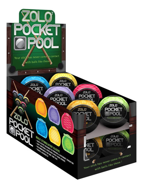 ZOLO POCKET POOL 12 PIECE DISPLAY