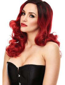 CANDICE WIG-RED WITH BLACK