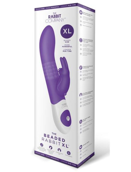 The Beaded Rabbit XL - Purple