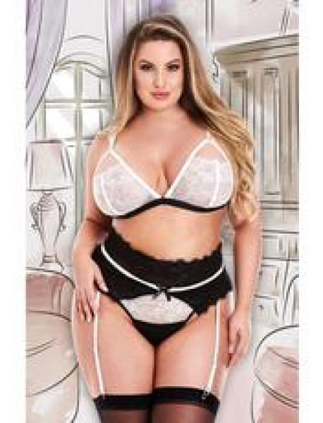 TURN DOWN SERVICE FRENCH MAID - 3 PC SET TURN DOWN SERVICE FRENCH MAID - 3 PC SET