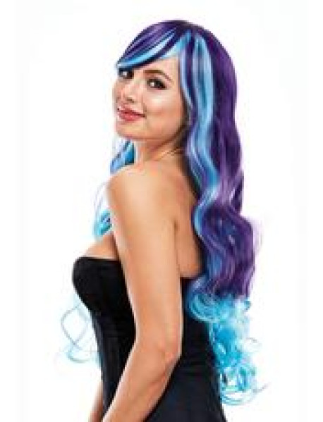 ASHLEY WIG - PURPLE/BLUE ASHLEY WIG - PURPLE/BLUE