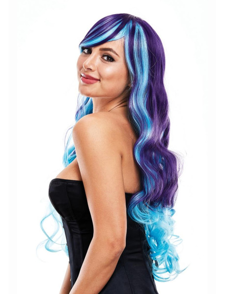 ASHLEY WIG - PURPLE/BLUE ASHLEY WIG - PURPLE/BLUE